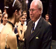 Lindy Wills with John Howard