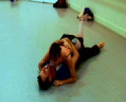 Lindy Wills and Steven Heathcote in rehearsal
